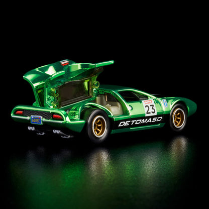 RLC Exclusive 1971 De Tomaso Mangusta - Mô hình xe kim loại 1:64 Hot Wheels Red Line Club - Hình ảnh chi tiết 2
