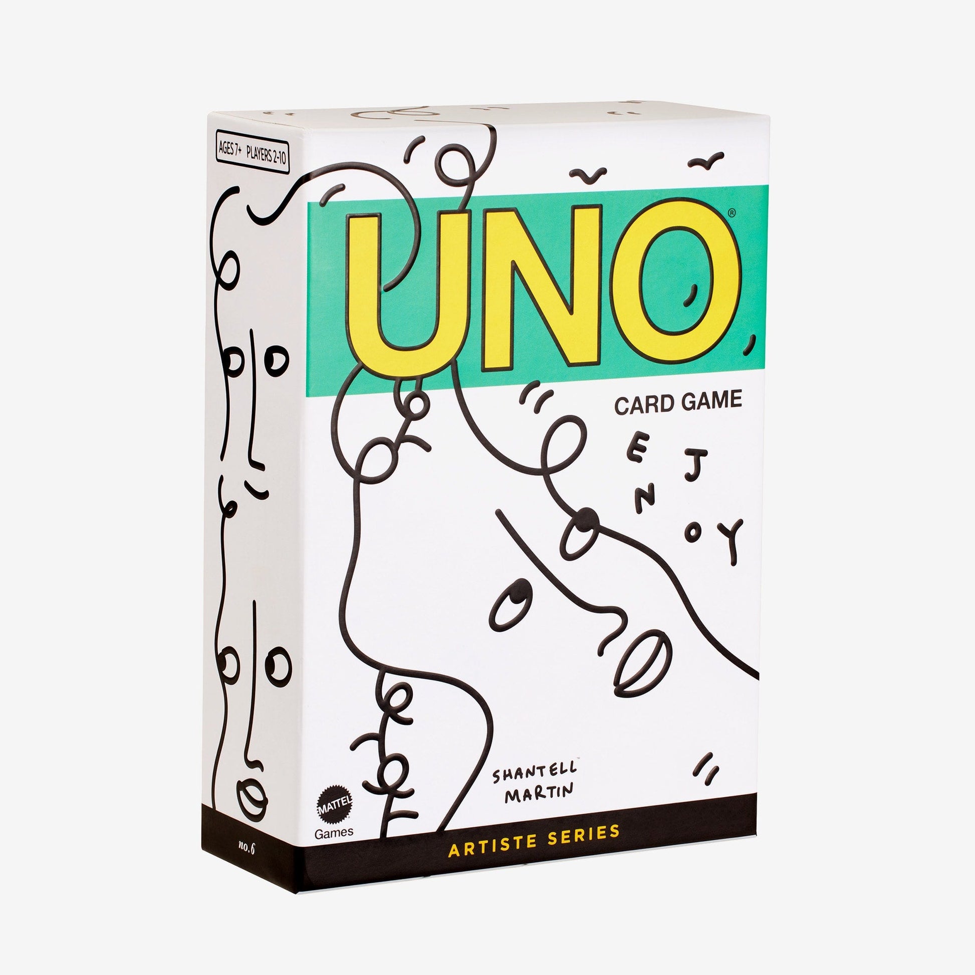Shantell Martin x UNO Artiste Series Deck - Bộ bài thẻ bài nghệ thuật sưu tầm - Mattel HRL29 Mattel - ảnh 6 - Board games thẻ
