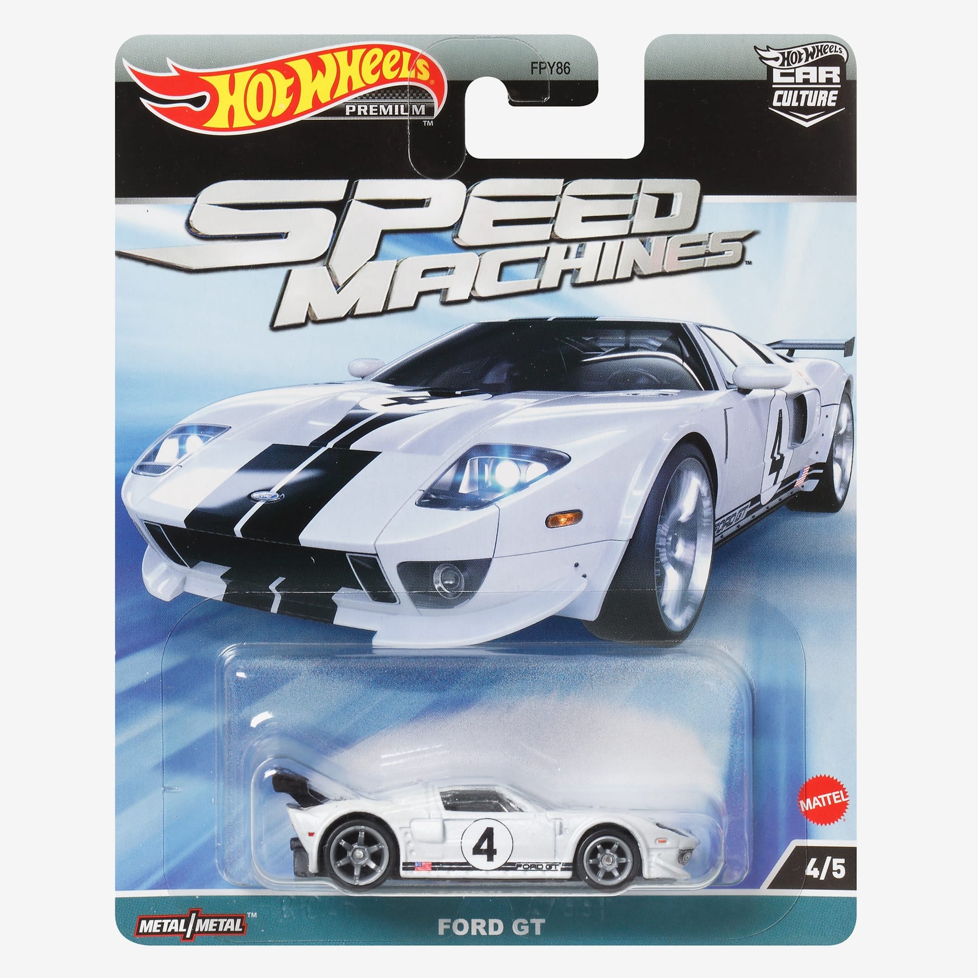 Hot Wheels Car Culture Circuit Legends Ford GT LM - Xe Mô Hình 1:64 - Mattel - Hình ảnh sản phẩm