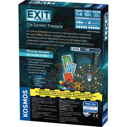 EXIT: The Sunken Treasure | Trò Chơi Thoát Hiểm Tại Nhà Cấp Độ Nhập Môn | Thames & Kosmos - Góc nhìn khác 3