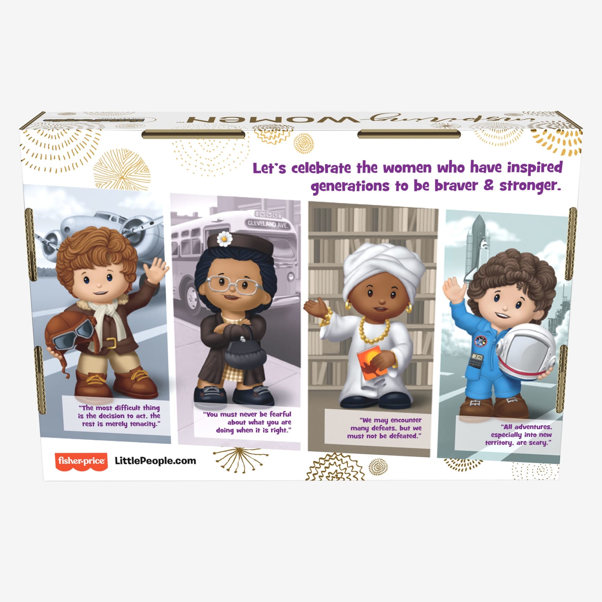 Little People Collector Inspiring Women Figures - Bộ Sưu Tập Nhân Vật Phụ Nữ Truyền Cảm Hứng - Mattel HBT94 - Hình ảnh bổ sung 8