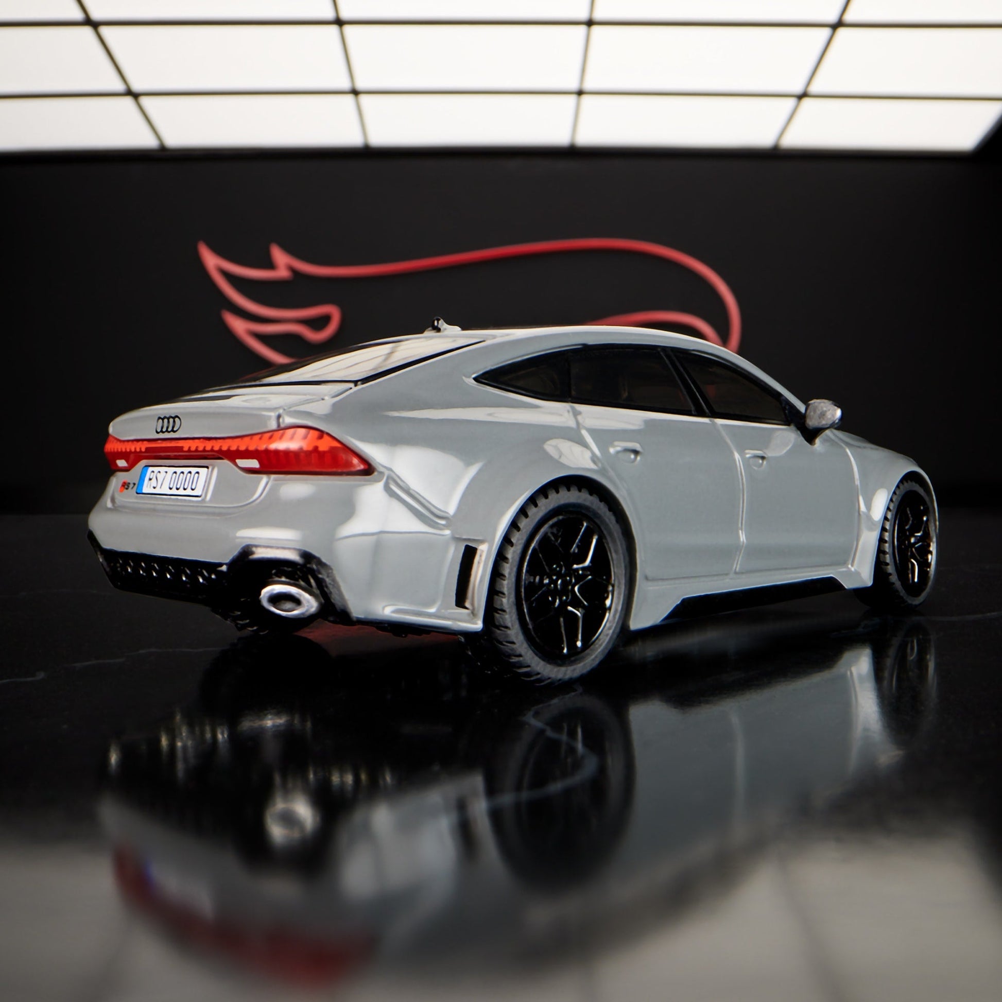 Hot Wheels Elite 64 Series '21 Audi RS 7 Sportback - Mô Hình Xe Ô Tô Sưu Tầm Cao Cấp Hot Wheels - Góc nhìn khác 3
