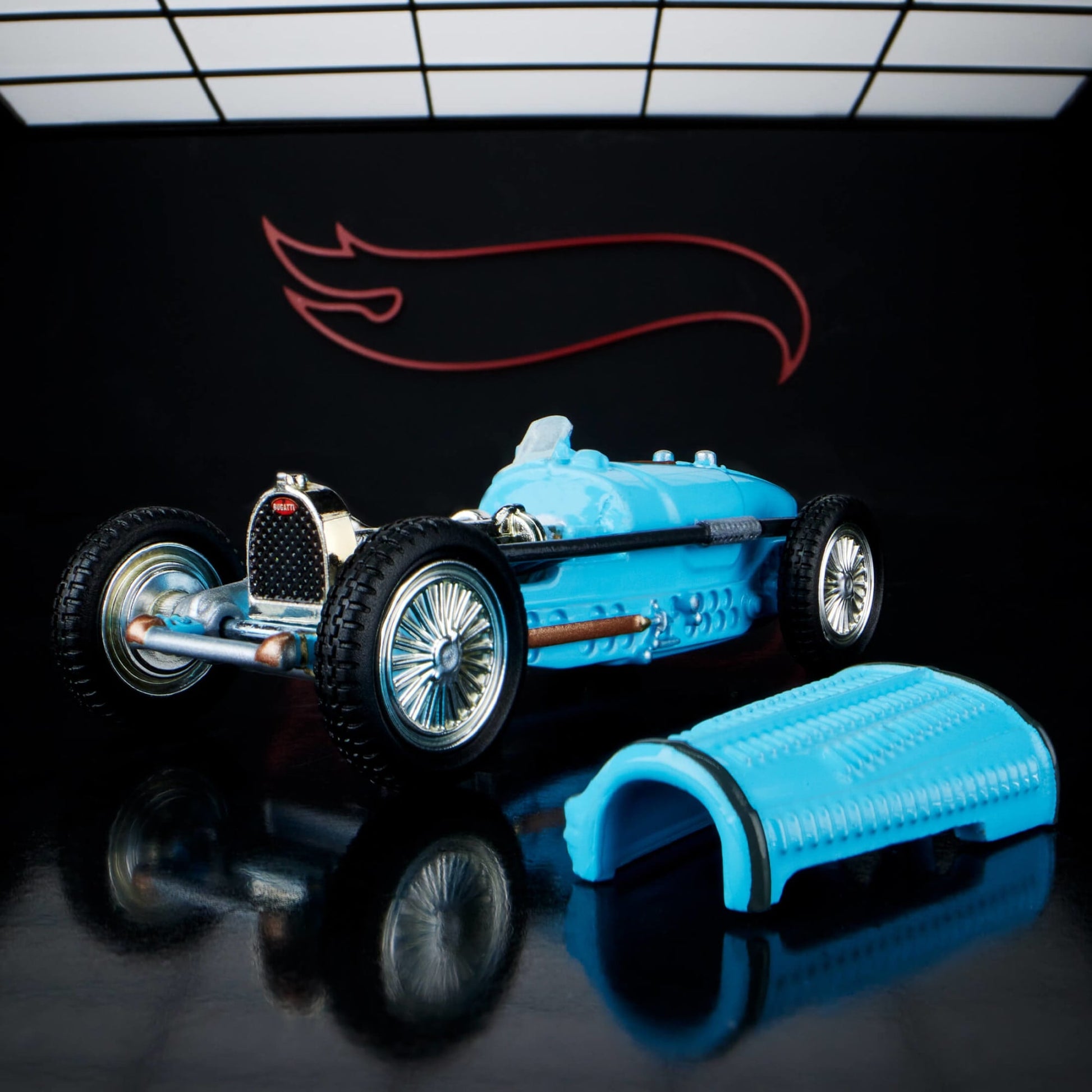 Hot Wheels Elite 64 Bugatti Type 59 Mô Hình Xe Đua Tỉ Lệ 1:64 Cao Cấp Hot Wheels Hot Wheels - ảnh 3 - Xe mô hình