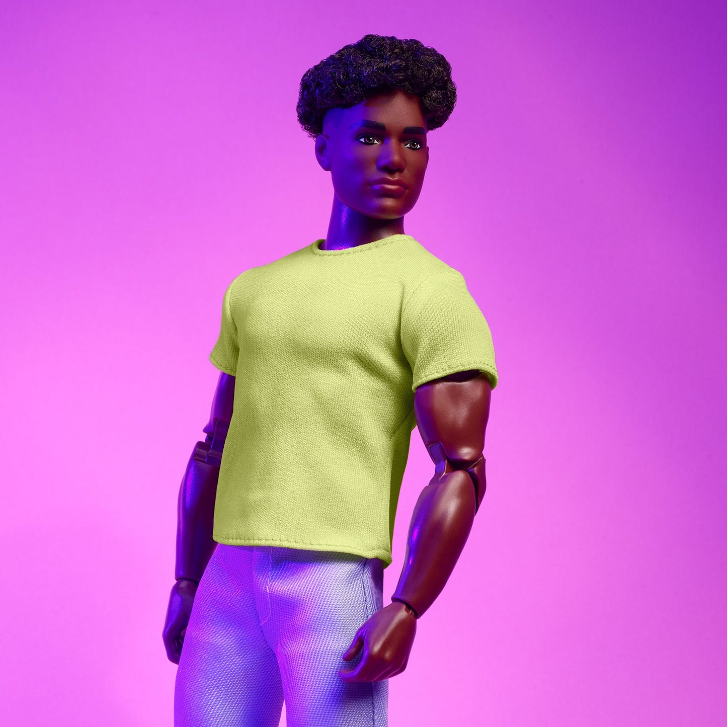 Barbie Looks Doll #25 (Buff Body Ken, Short Black Hair) - Búp bê Ken Sưu tầm Thân hình Cơ bắp - Barbie Signature - Góc nhìn khác 3