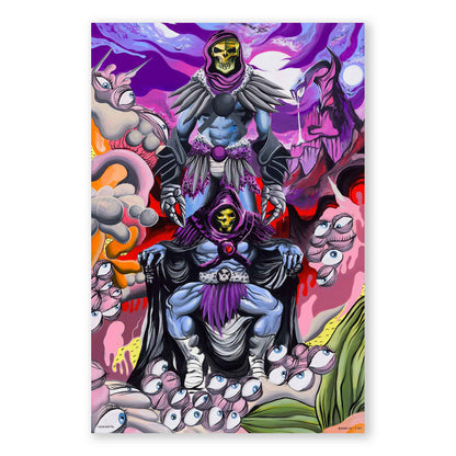 Gianni Lee X Skeletor Artist Print - Tranh Nghệ Thuật Sưu Tầm - Masters of the Universe - Hình ảnh sản phẩm
