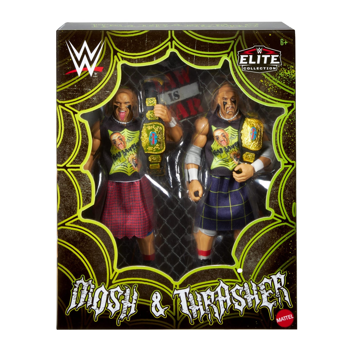 WWE Elite Collection The Headbangers 2-Pack - Bộ 2 Mô Hình Đồ Chơi WWE - Mattel Mattel - ảnh 2 - Action Figure