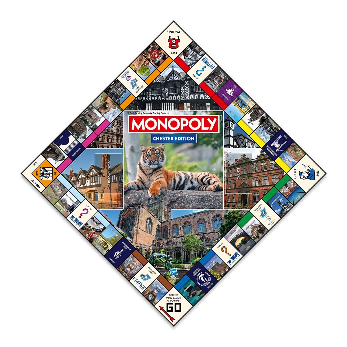 Chester Monopoly Board Game - Trò chơi cờ tỷ phú phiên bản Chester - Winning Moves - Góc nhìn khác 3