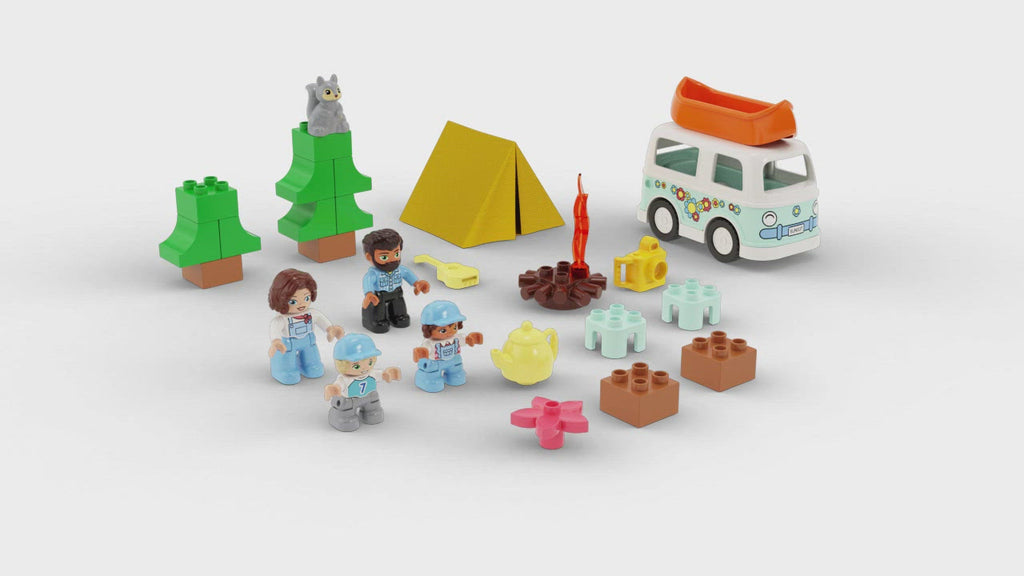 LEGO® DUPLO™ Family Camping Van Adventure - Chuyến Phiêu Lưu Cắm Trại Của Gia Đình - LEGO 10946 - Hình ảnh chi tiết 2