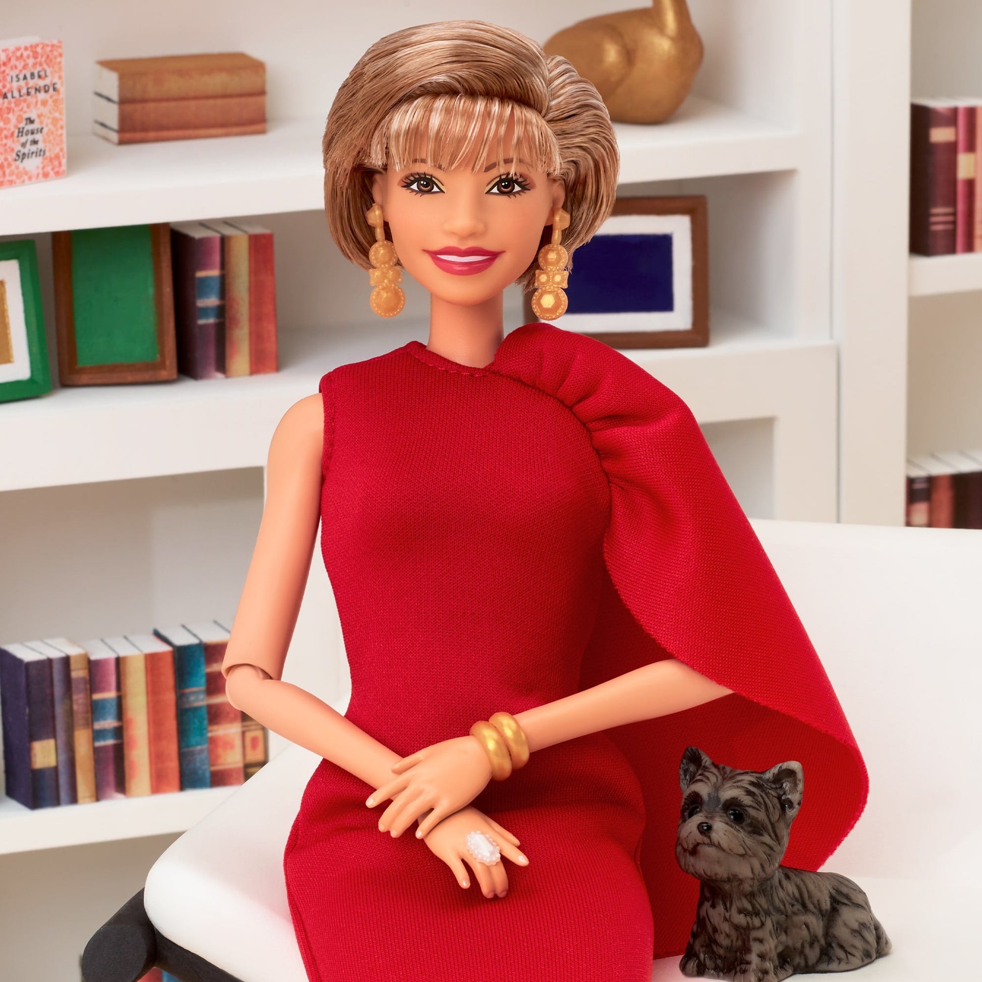 Barbie Inspiring Women Isabel Allende Doll - Búp Bê Nữ Văn Sĩ Sưu Tầm - Mattel Signature - Góc nhìn khác 3