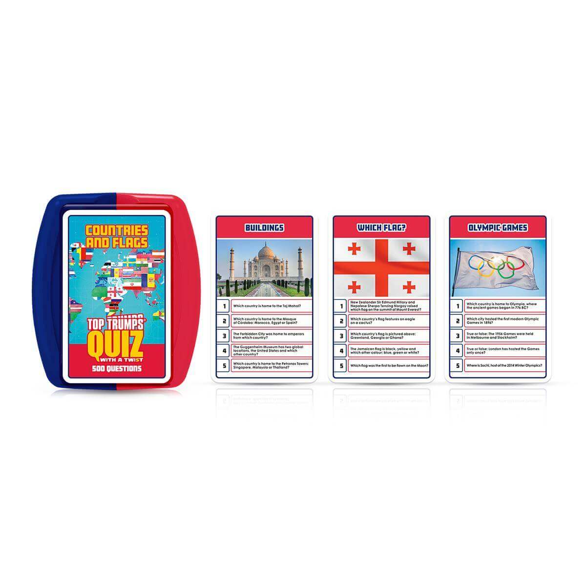Countries & Flags Top Trumps Quiz - Fun Card Game - Trò chơi thẻ bài đố vui giáo dục địa lý - Winning Moves - Hình ảnh bổ sung 7