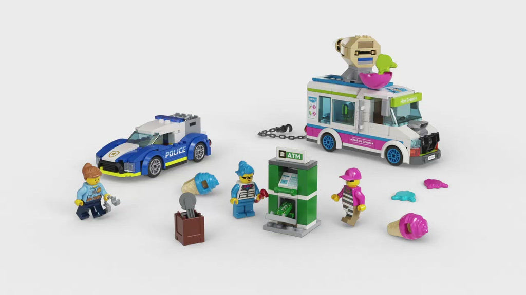 LEGO® City Cream Truck Police Chase - Đồ Chơi Lắp Ráp Cảnh Sát Truy Đuổi Xe Kem LEGO 60314 LEGO - ảnh 3 - Lego