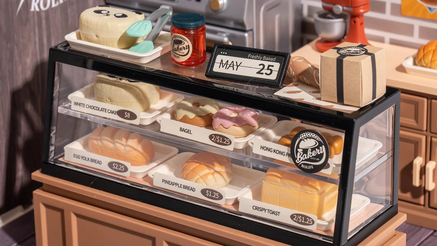 Rolife Golden Wheat Bakery DW005B - Mô hình nhà nhựa DIY Super Creator - Rolife