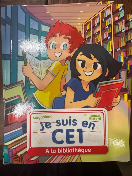 Je Suis En Ce1 - Tome 2 - A La Bibliotheque