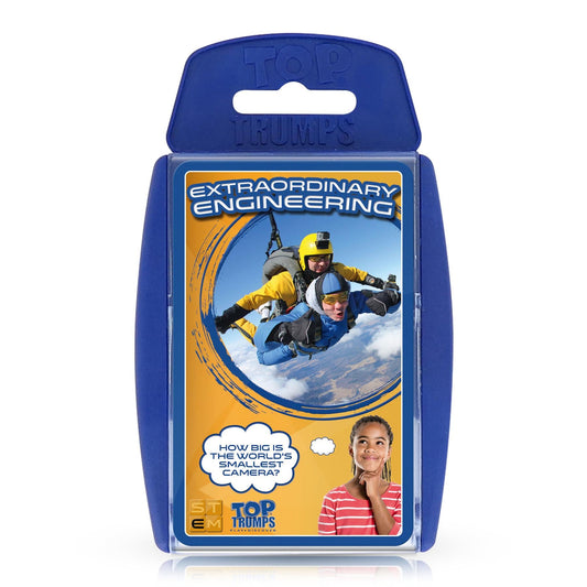 STEM Extraordinary Engineering Top Trumps Card Game - Trò Chơi Thẻ Bài Giáo Dục STEM - Winning Moves - Hình ảnh sản phẩm
