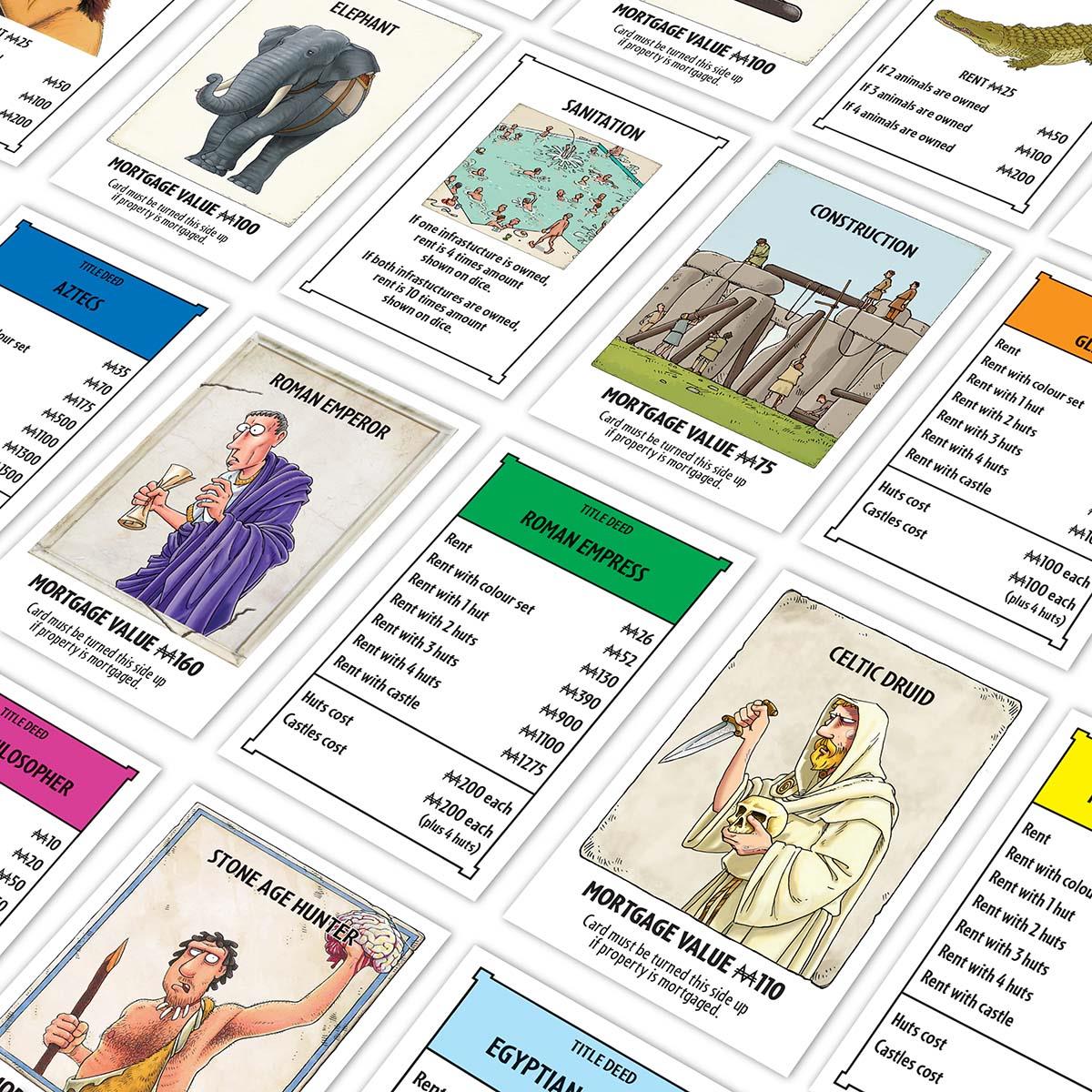 Horrible Histories Ancient Civilisations Monopoly Board Game - Board Game Cờ Tỷ Phú Lịch Sử - Winning Moves - Hình ảnh bổ sung 5