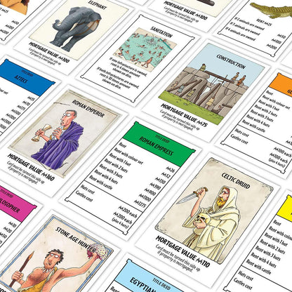 Horrible Histories Ancient Civilisations Monopoly Board Game - Board Game Cờ Tỷ Phú Lịch Sử - Winning Moves - Hình ảnh bổ sung 5