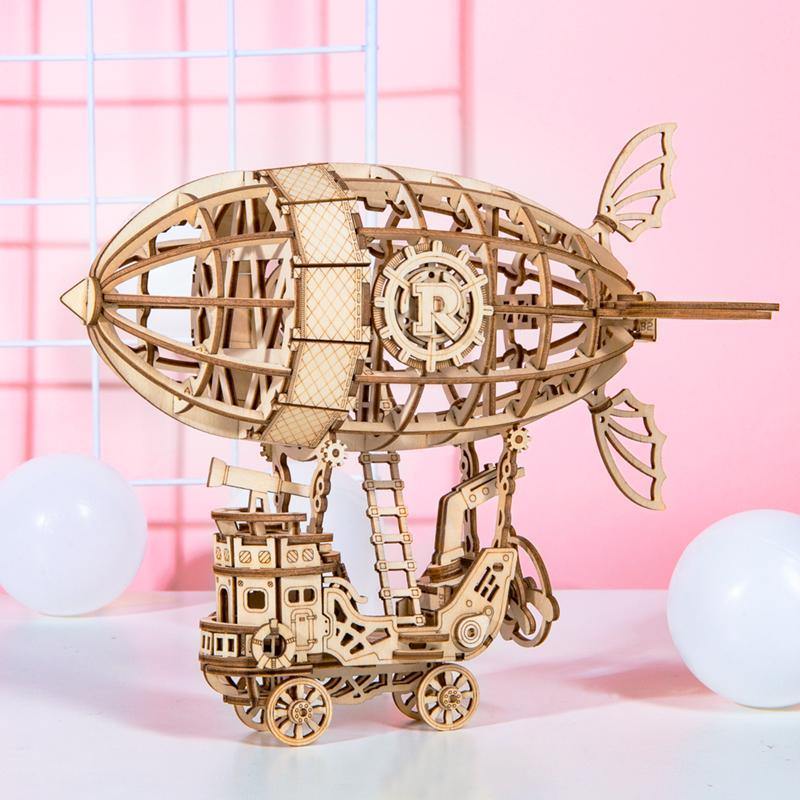 Rolife Modern 3D Wooden Puzzle - Airship TG407 - Mô hình gỗ 3D lắp ráp - Rolife