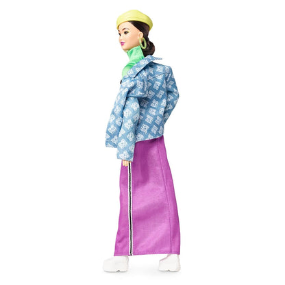 Barbie BMR1959 Doll - Neon Motocross Dress & Oversized Denim Jacket - Búp Bê Thời Trang Sưu Tầm - Mattel Signature - Hình ảnh chi tiết 2