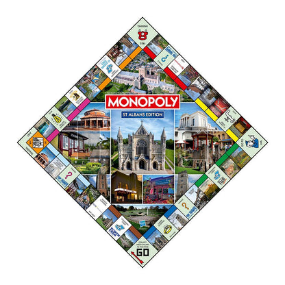 St Albans Monopoly Board Game - Special Edition - Board Game Kinh Điển Thành Phố St Albans - Winning Moves
