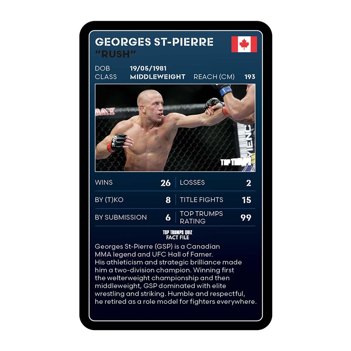 MMA Mixed Martial Arts Top Trumps Limited Edition Card Game - Trò chơi bài thẻ bài Võ thuật - Winning Moves - Hình ảnh bổ sung 4