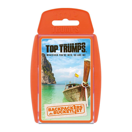 Back Packers' Bucket List Top Trumps Card Game - Trò Chơi Thẻ Bài Du Lịch - Winning Moves - Hình ảnh sản phẩm