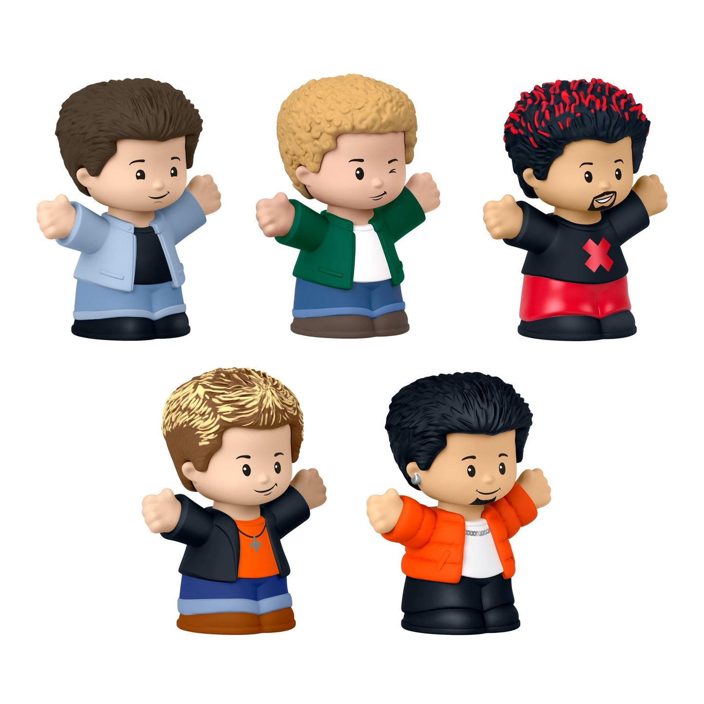 Little People Collector NSYNC Special Edition Set - Bộ Mô Hình Nhân Vật Ban Nhạc NSYNC - Mattel HPV74 - Góc nhìn khác 3