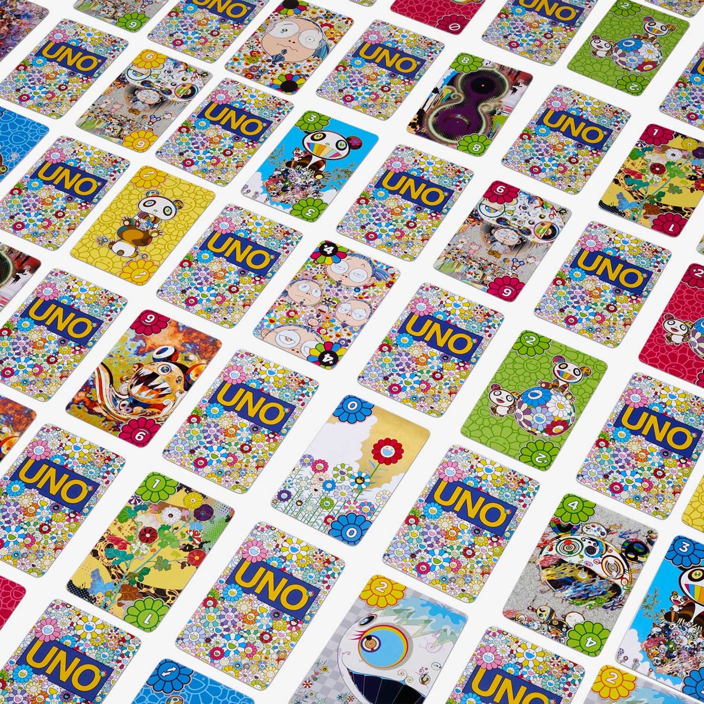 UNO Artiste Series, Takashi Murakami - Bộ Bài Thẻ Bài Nghệ Thuật Mattel HJR22 - Góc nhìn khác 3