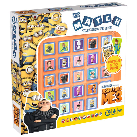 Despicable Me 3 Top Trumps Match - The Crazy Cube Game - Trò Chơi Trí Tuệ Xếp Hình Khối - Winning Moves - Hình ảnh sản phẩm