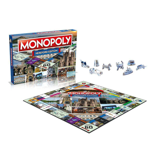 Hereford Monopoly Board Game - Explore Hereford - Cờ Tỷ Phú Phiên Bản Hereford - Winning Moves