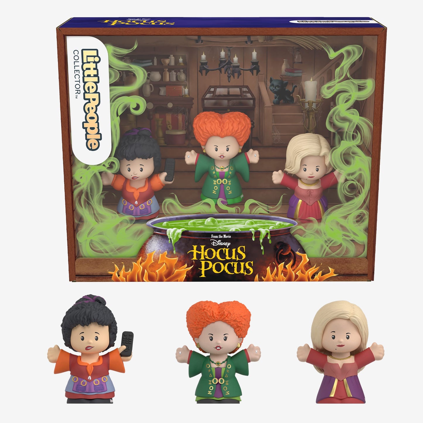 Little People Collector Disney Hocus Pocus Special Edition Figure Set - Bộ Mô Hình Sưu Tầm Chị Em Phù Thủy Sanderson - Fisher-Price - Hình ảnh sản phẩm
