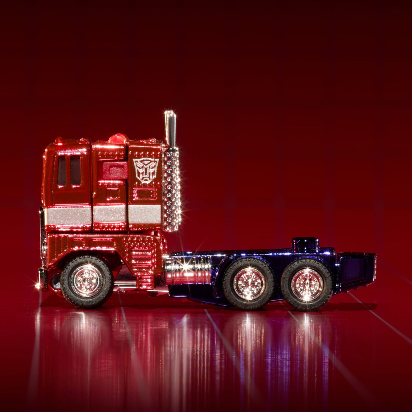 Hot Wheels Transformers Optimus Prime - Mô Hình Biến Hình Die-cast Hot Wheels