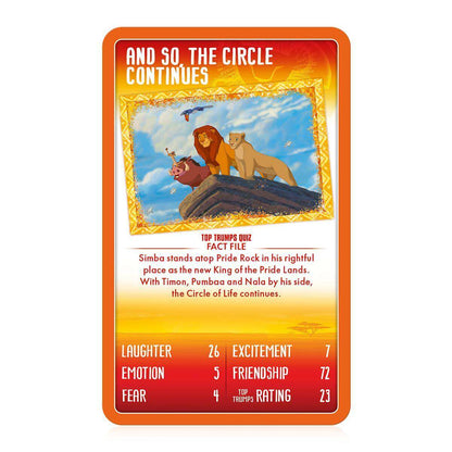 Lion King Top Trumps Card Game - Trò chơi thẻ bài Disney - Winning Moves - Góc nhìn khác 3