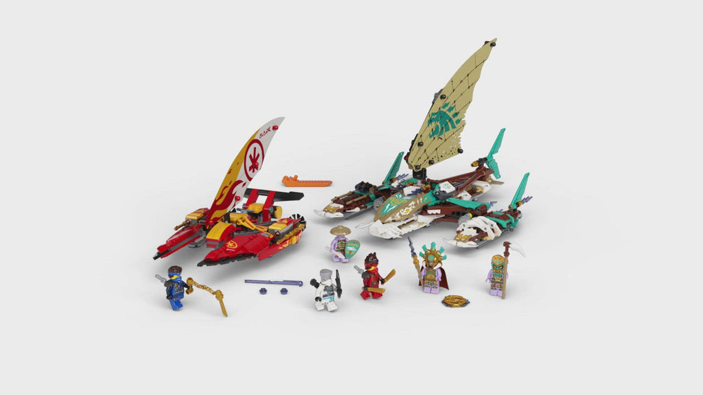 LEGO® NINJAGO® Catamaran Sea Battle - Đồ Chơi Lắp Ráp Thuyền Chiến Ninja LEGO 71748 - Hình ảnh chi tiết 2