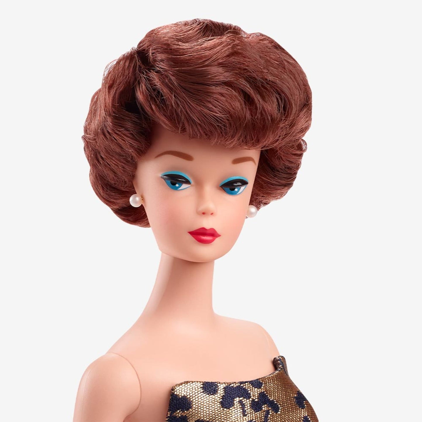 1961 Brownette Bubble Cut Barbie Doll Reproduction - Búp bê Sưu tầm Barbie Signature Silkstone
