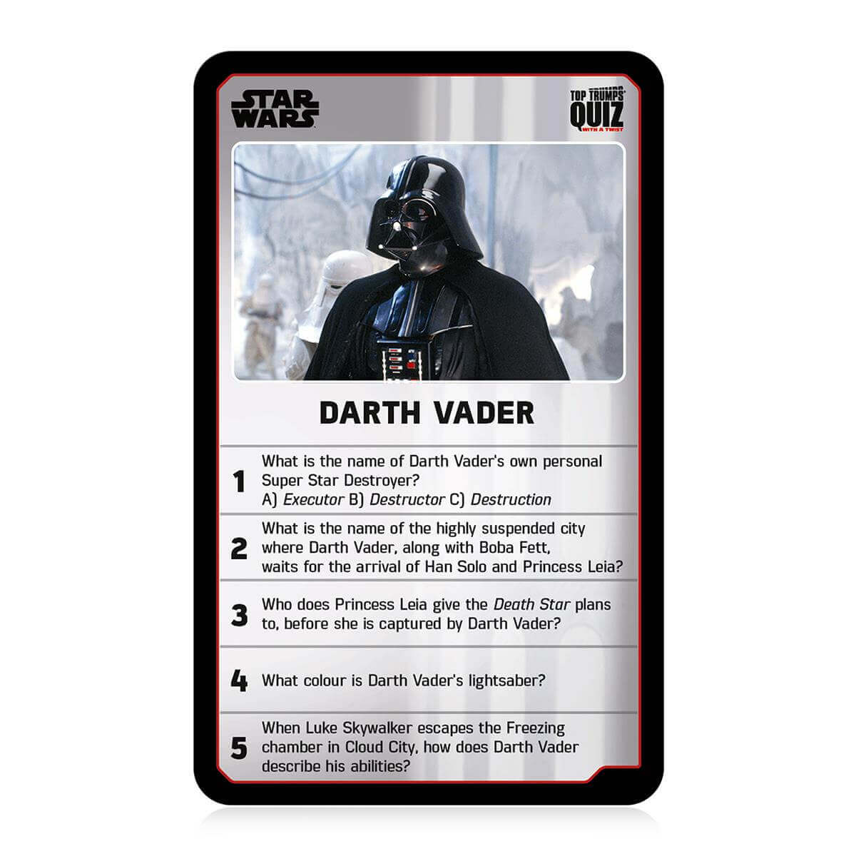 Star Wars 21 Top Trumps Quiz Card Game - Trò chơi thẻ bài đố vui - Winning Moves - Hình ảnh bổ sung 4