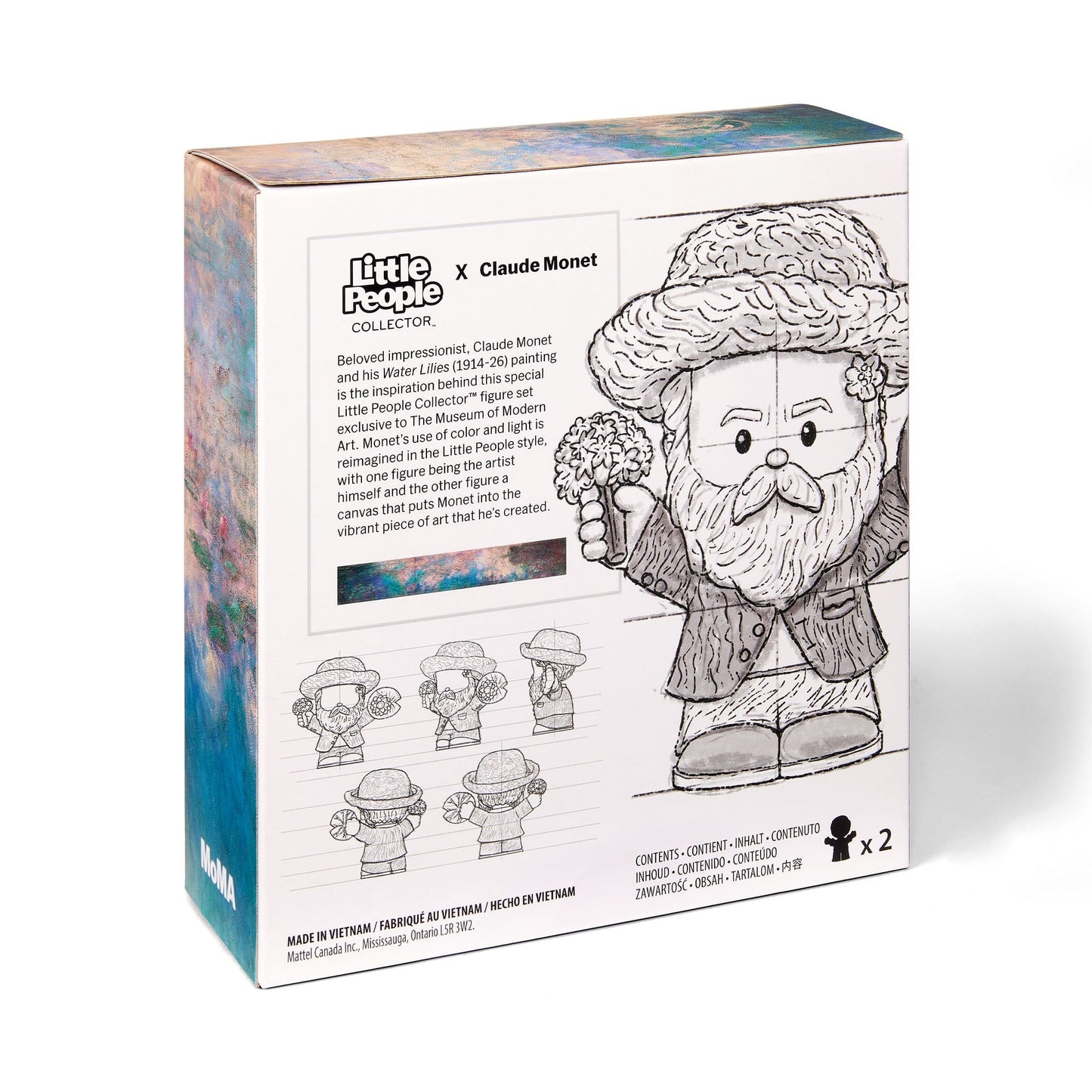 Little People Collector x MoMA Claude Monet Figure Set