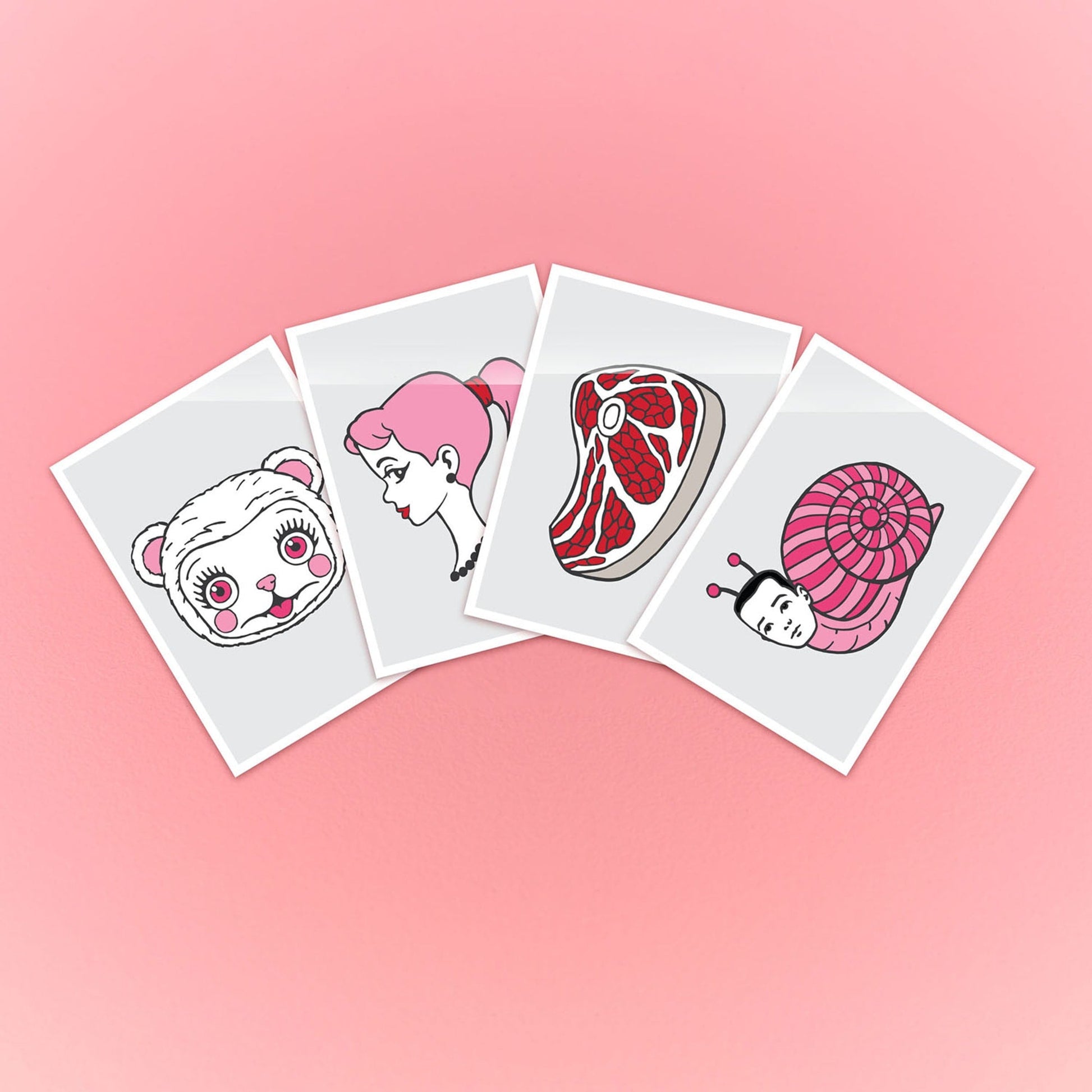 Mark Ryden x Barbie Postcard Set - Bộ Bưu Thiếp Nghệ Thuật Sưu Tầm - Mattel Creations - Hình ảnh bổ sung 5