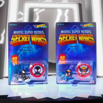 Hot Wheels RacerVerse Marvel Super Heroes Secret Wars Vehicles - Xe Mô Hình Siêu Anh Hùng Marvel - Mattel JCF22 - Hình ảnh sản phẩm