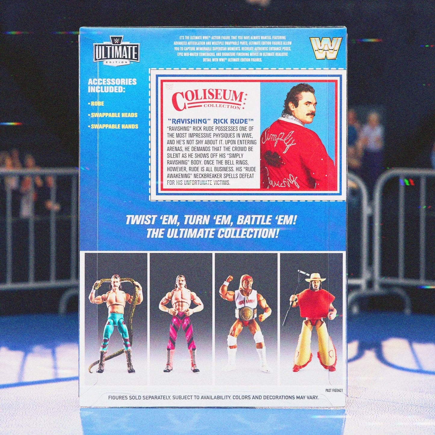 WWE Action Figure Ultimate Edition Coliseum Collection Jake “The Snake” Roberts & “Ravishing” Rick Rude 2-Pack - Bộ 2 Mô Hình