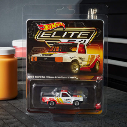 Hot Wheels Elite 64 1989 Toyota HiLux Stadium Truck - Xe Mô Hình Tỷ Lệ 1:64 Cao Cấp - Hot Wheels