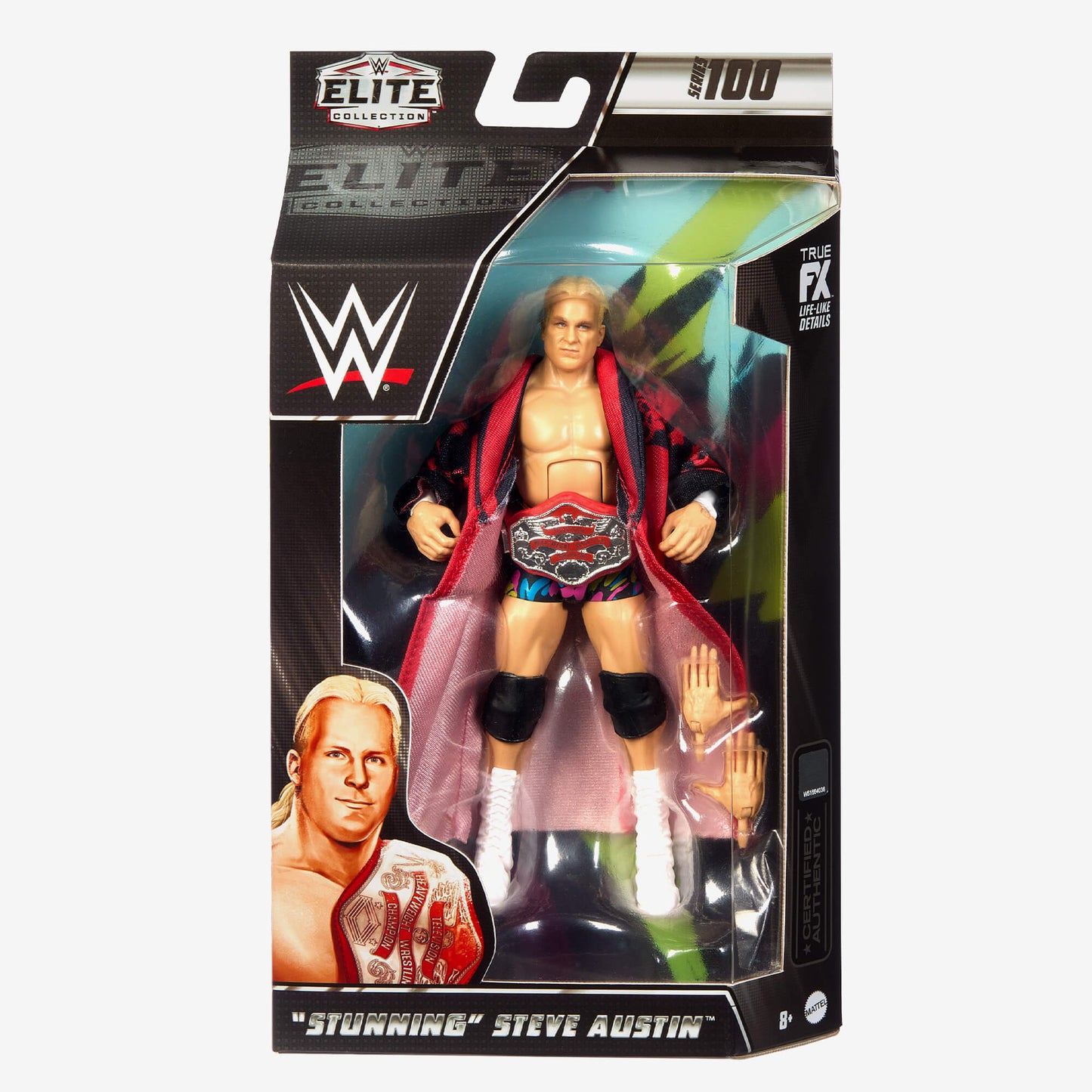 WWE Elite Collection "Stunning" Steve Austin Action Figure - Mô Hình Hành Động Mattel - Hình ảnh bổ sung 6