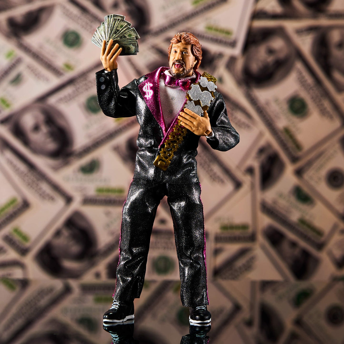 WWE Ultimate Edition Coliseum Collection “Million Dollar Man” Ted DiBiase and Ricky “The Dragon” Steamboat 2-Pack Bộ 2 Mô Hìn