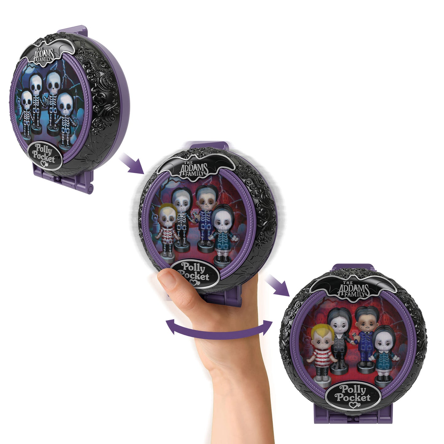 Polly Pocket Collector The Addams Family Compact - Đồ Chơi Mô Hình Sưu Tầm Mattel HXW25 Mattel - ảnh 1 - Figure Sets