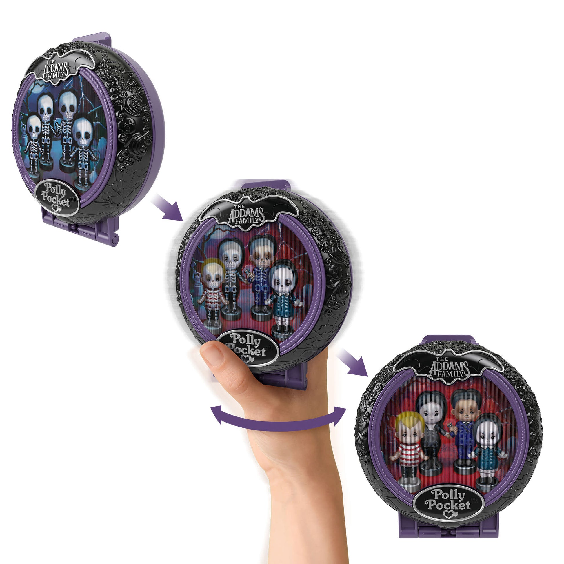 Polly Pocket Collector The Addams Family Compact - Đồ Chơi Mô Hình Sưu Tầm Mattel HXW25 Mattel - ảnh 1 - Figure Sets