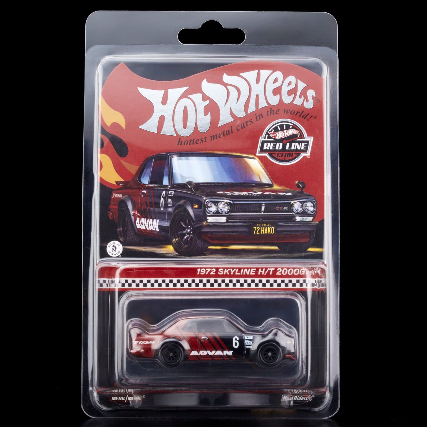 Hot Wheels RLC 1972 Skyline H/T 2000GT-R - Mô Hình Xe Nissan Skyline JDM Cao Cấp - Hot Wheels RLC Exclusive
