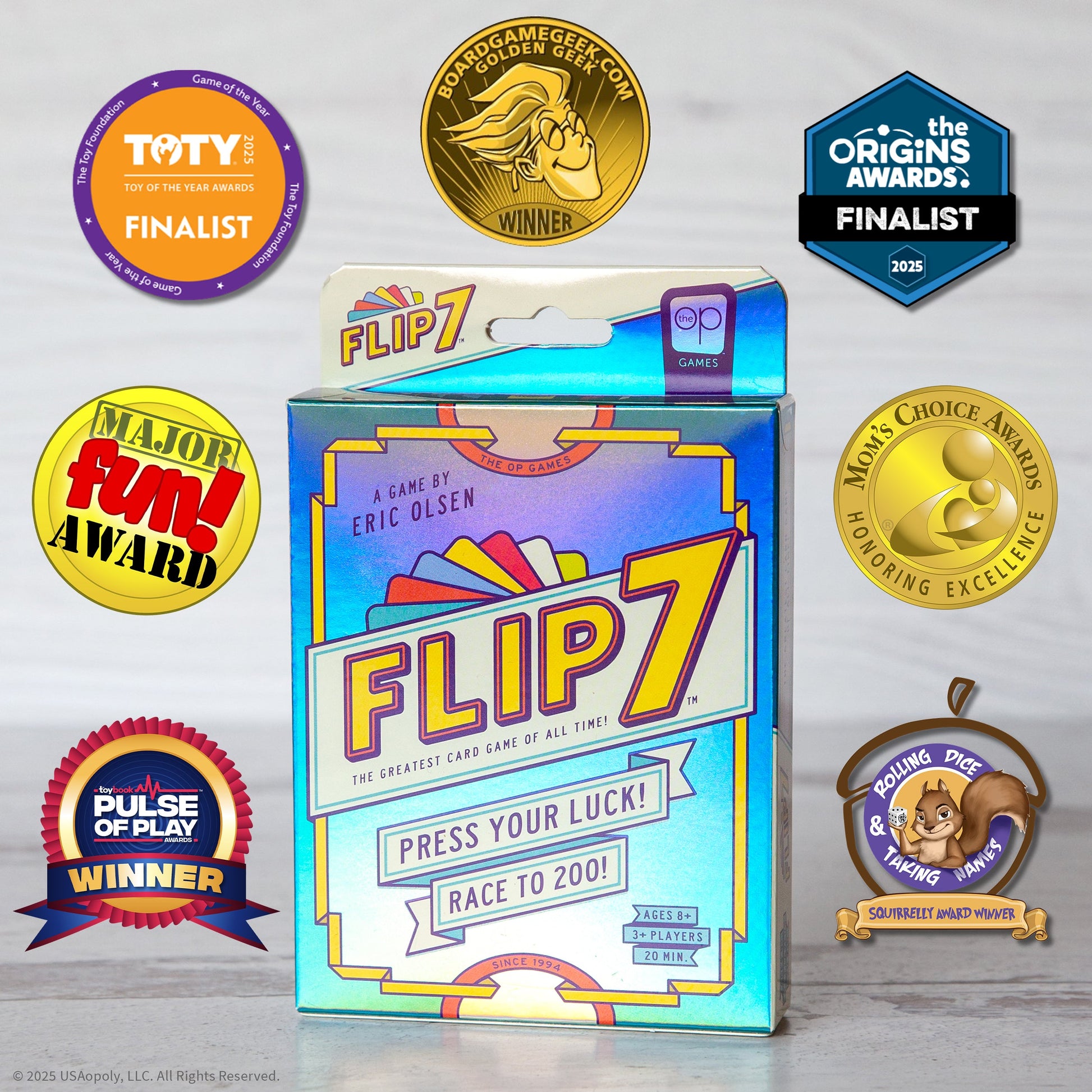 Flip 7 - Board Game Thẻ Bài Thử Vận May (Push Your Luck) - USAopoly - Hình ảnh chi tiết 2