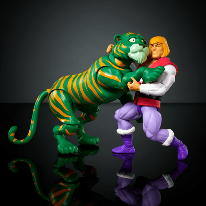 MOTU Origins Prince Adam & Cringer 2-Pack Action Figures - Bộ Mô Hình Hành Động Chính Hãng Mattel - Hình ảnh bổ sung 4