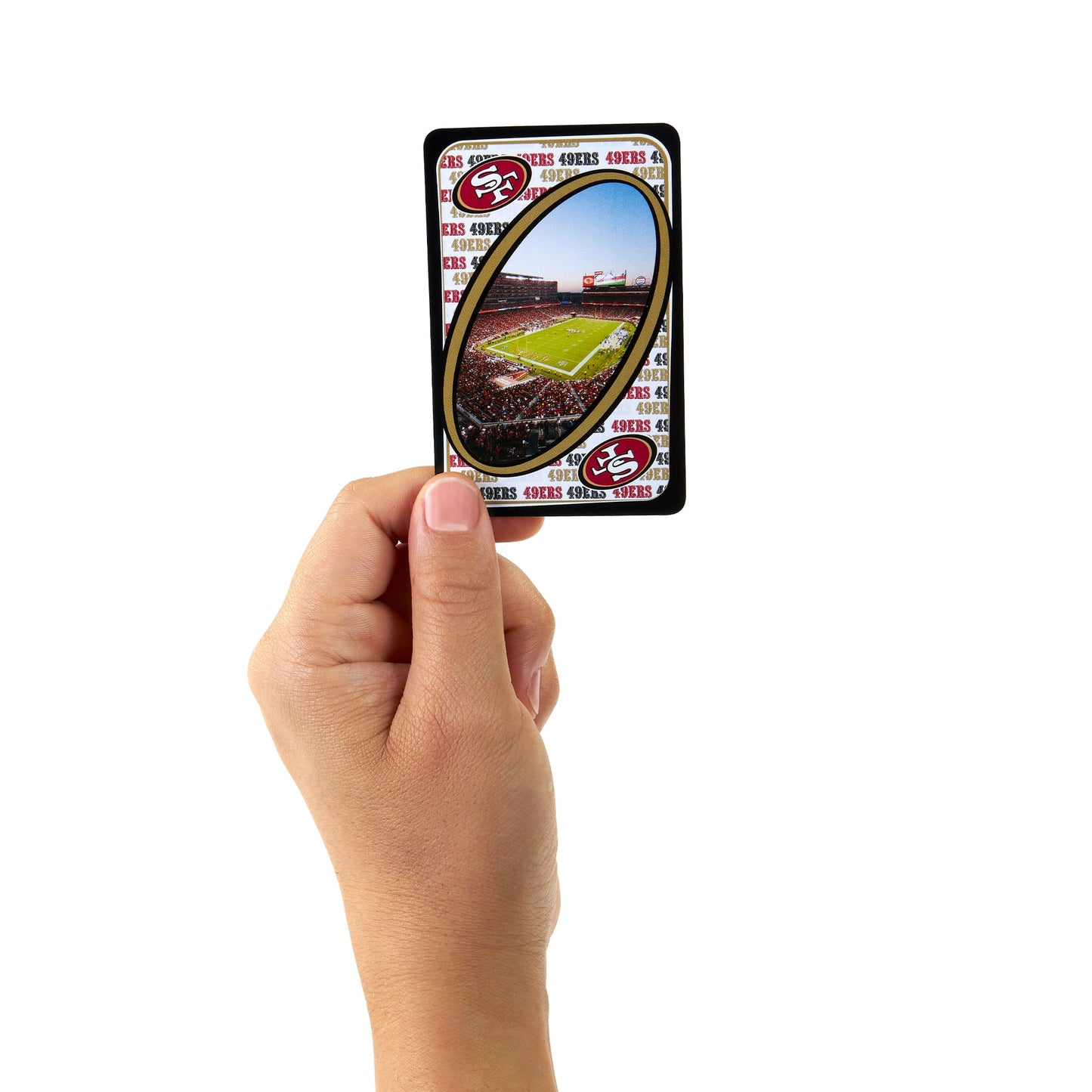 UNO Fandom NFL San Francisco 49ers Game Deck - Bộ Bài Thẻ Bài Thể Thao Mattel - Hình ảnh bổ sung 7