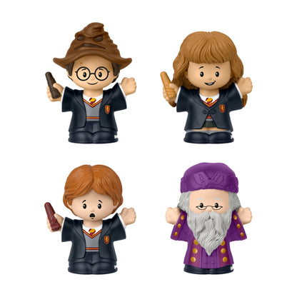 Little People Collector Harry Potter and the Sorcerer’s Stone Special Edition Figure Set - Bộ Mô Hình Sưu Tầm Phù Thủy Harry Potter - Mattel HVG45 - Hình ảnh chi tiết 2
