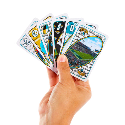 UNO Fandom NFL Jacksonville Jaguars Game Deck - Bộ Bài Thẻ Bài Thể Thao - Mattel - Hình ảnh chi tiết 2